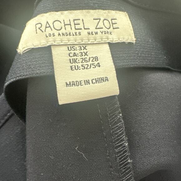 Rachel Zoe Women’s Pull On Cropped Dress Pants Navy Size 3x - Picture 2 of 3